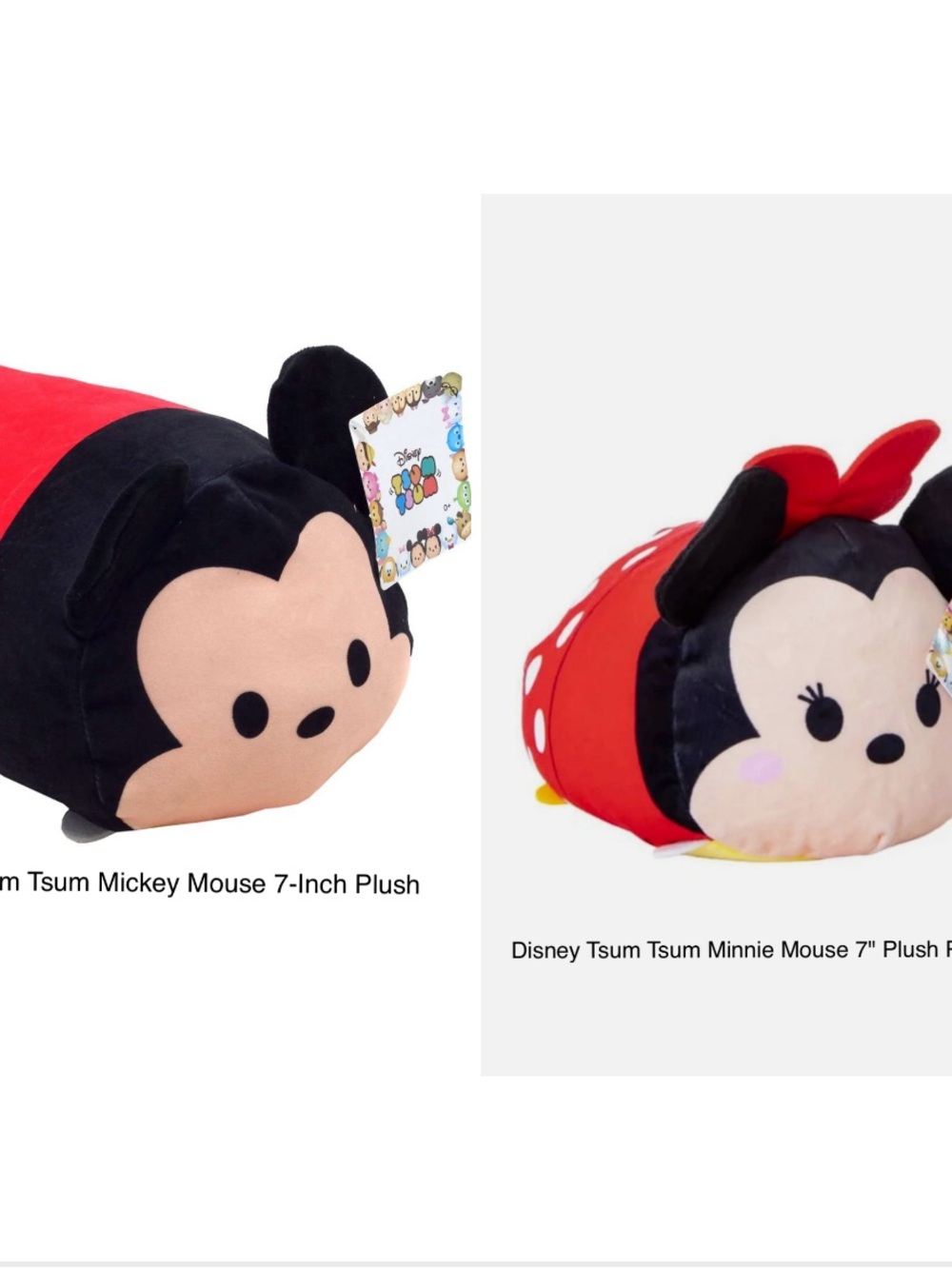 Disney Tsum Tsum red plush set